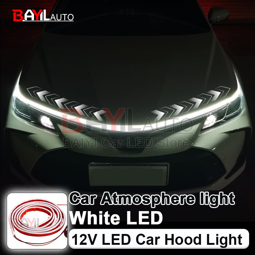 Ambient Led Strip - Biała listwa oświetleniowa na maskę samochodu
