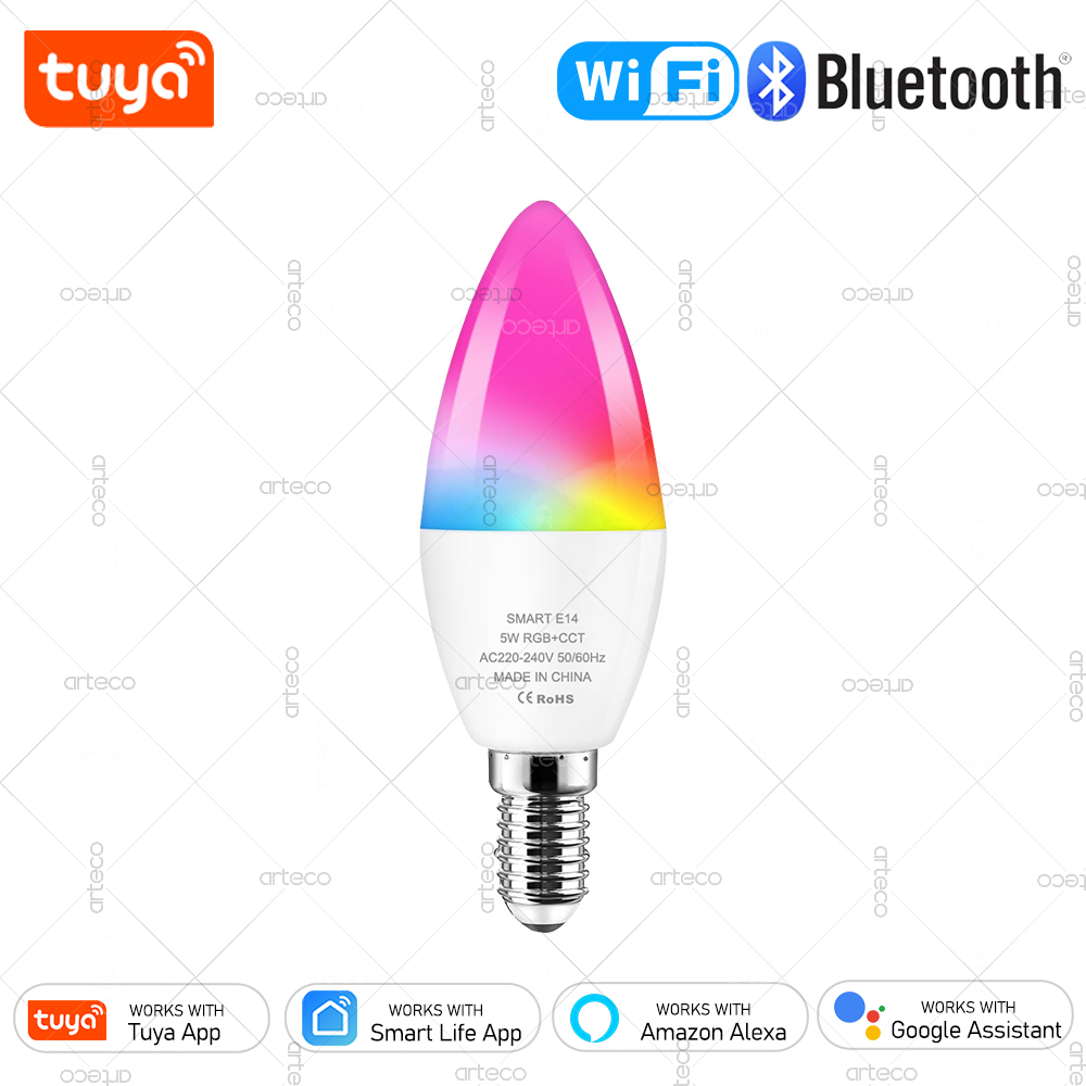 Lighting Decor For Diwali - Tuya E14 Lampa świecowa Smart Life
