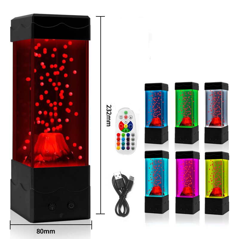Lava Lamp Desktop - LED lawa wulkan światło dekoracja wnętrz