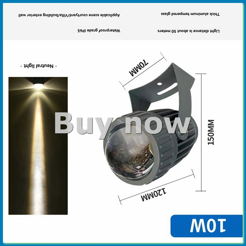 Lighting Decoration Outdoor - Zewnętrzne reflektory LED ogrodowe ścienne 10W