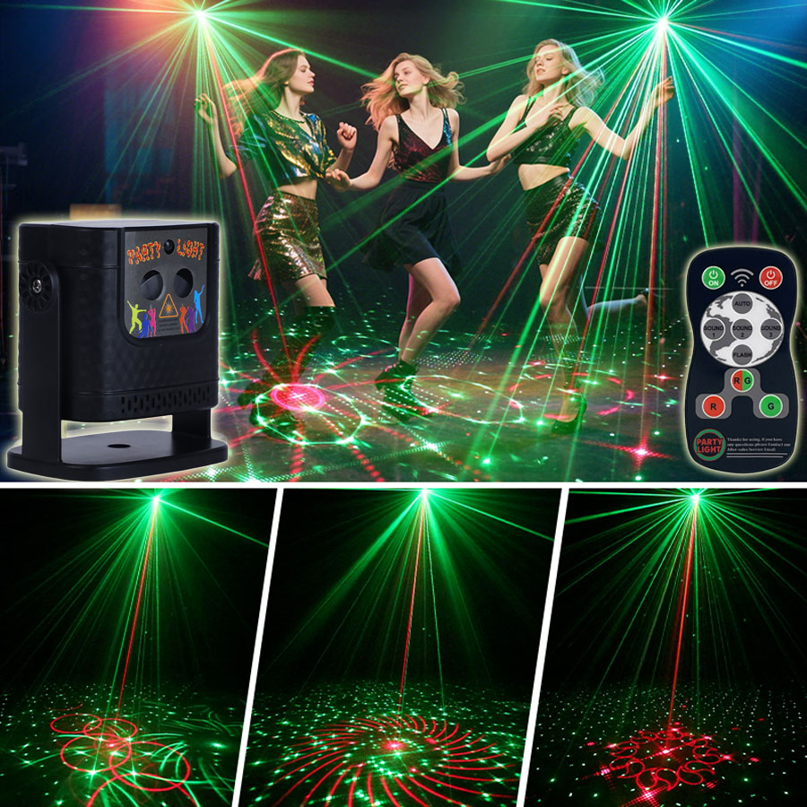 Lighting Effect Home Decor - YSHR10 60 Wzorów Laserowy Projektor R&G