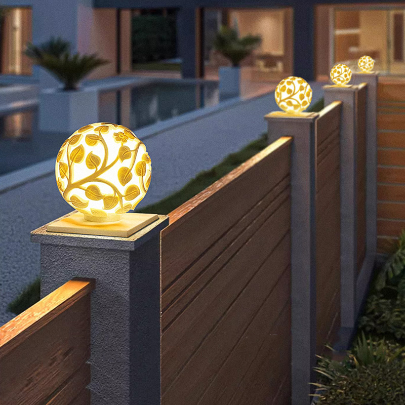 Lighting Decoration Outdoor - Zewnętrzne lampy słupkowe, solarne lampy słupkowe