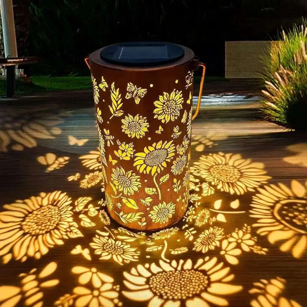 Lighting Decoration Outdoor - Lampa słonecznikowa z efektem światła i