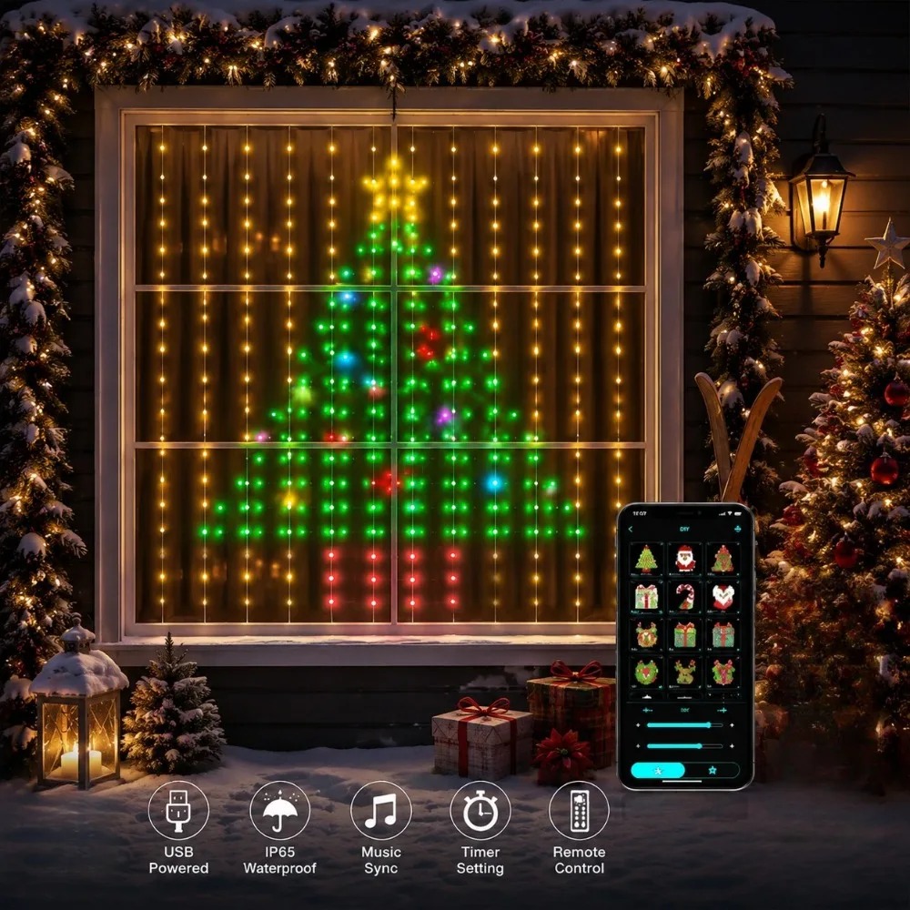 Zewnętrzne LED-owe zasłony świ – Lighting Decoration Outdoor recenzja i cena
