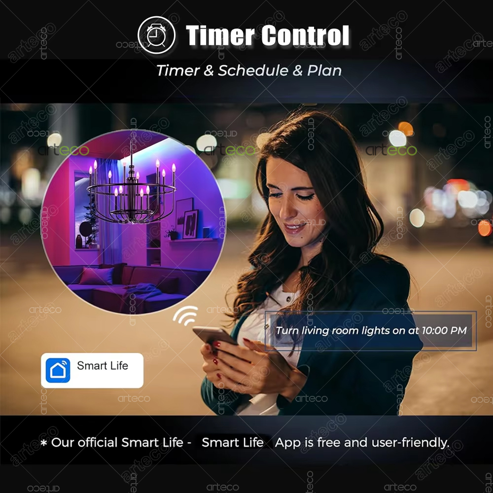 Tuya E14 Lampa świecowa Smart  – Lighting Decor For Diwali recenzja i cena