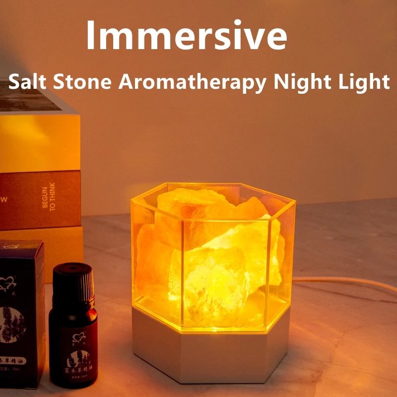 F2 LED Naturalna himalajska kr – Lava Lamp Desktop recenzja i cena