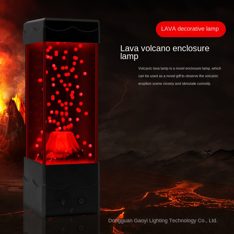 LED lawa wulkan światło dekora – Lava Lamp Desktop recenzja i cena
