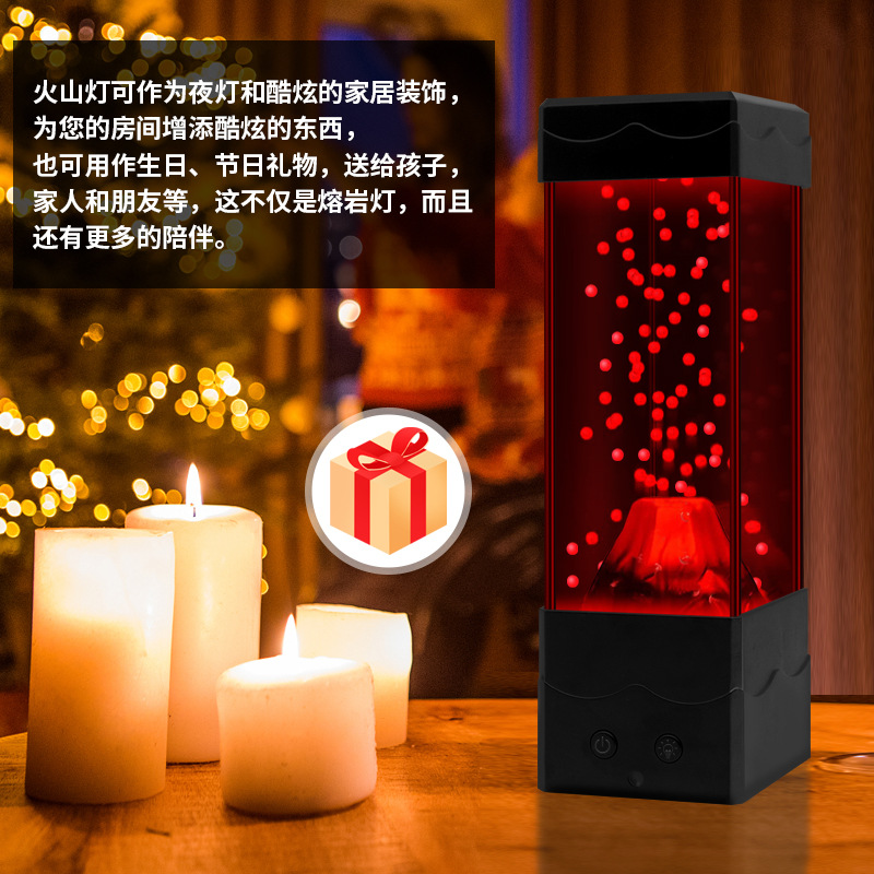 LED lawa wulkan światło dekora – Lava Lamp Desktop recenzja i cena