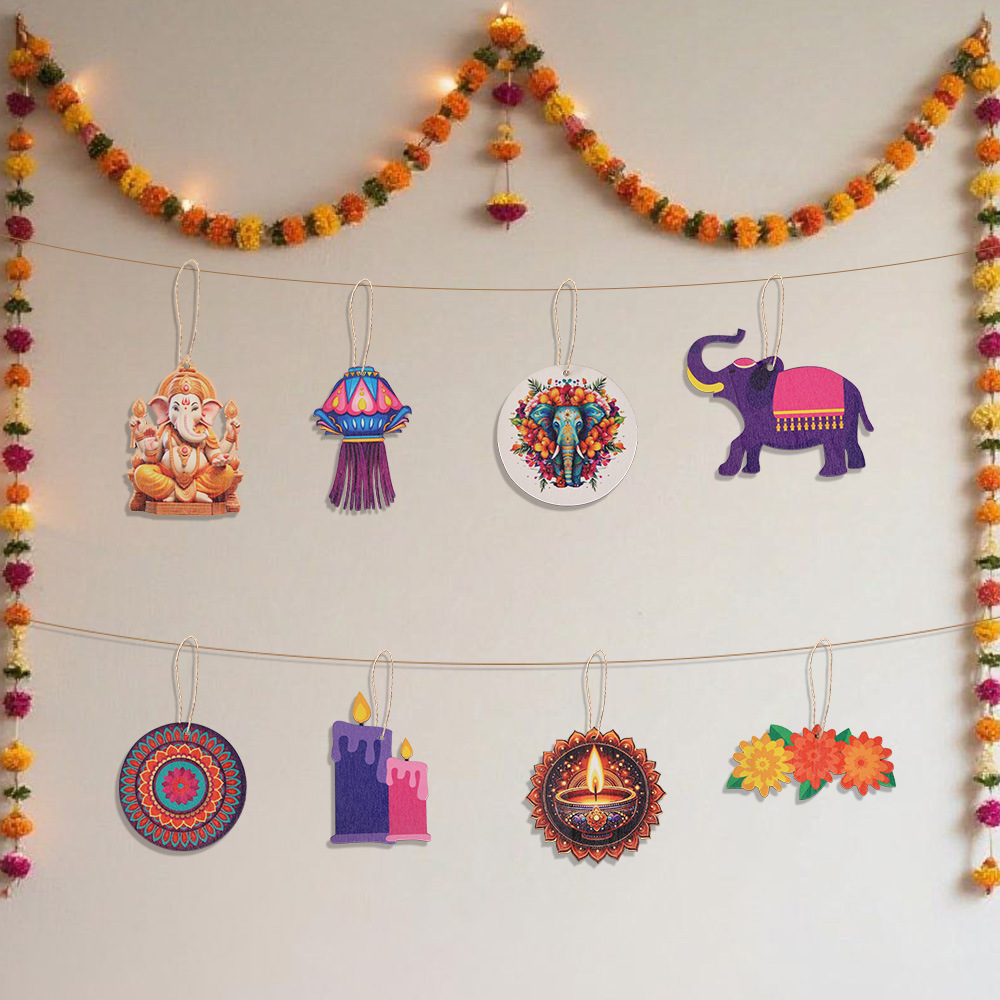 Dekoracje Diwali - Drewniane w – Lighting Decor For Diwali recenzja i cena