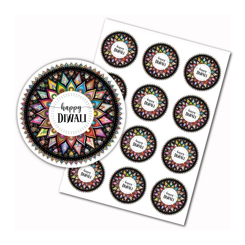 Naklejki Happy Diwali Indyjski – Lighting Decor For Diwali recenzja i cena