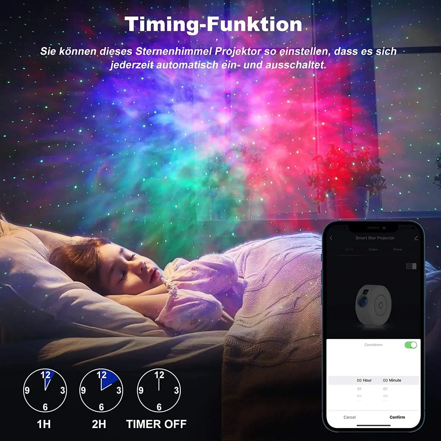 Tuya WiFi inteligentny projekt – Sunset Lamp Projection recenzja i cena