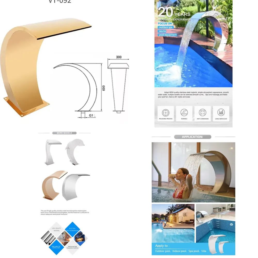 Wodospady LED do basenu Pikes  – Home Decor Lighting Manufacturer recenzja i cena