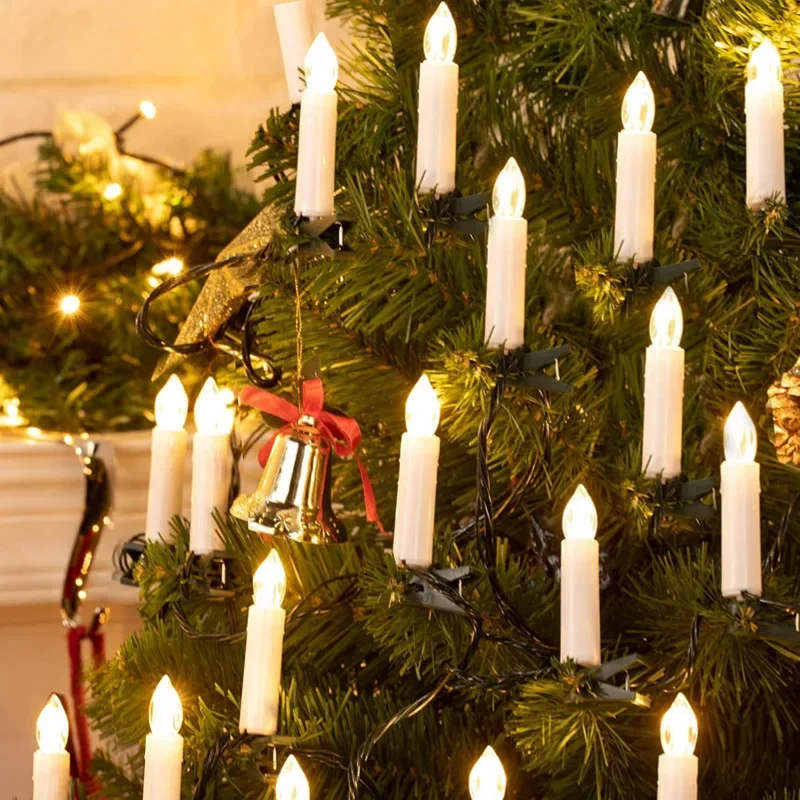 Świeczki stożkowe bez płomieni – Home Decor Lighting Tree recenzja i cena