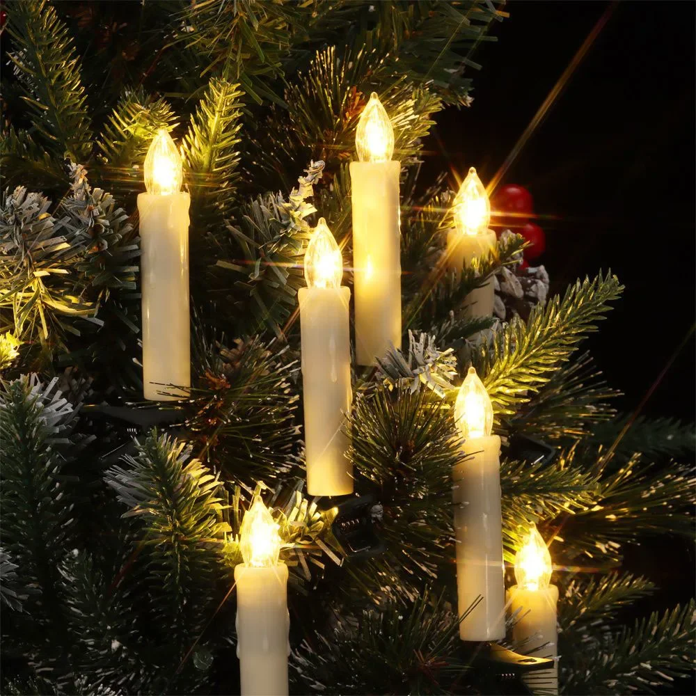 Świeczki stożkowe bez płomieni – Home Decor Lighting Tree recenzja i cena