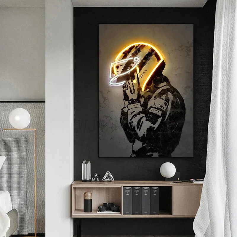 Retro Graffiti Moda Efekt Neon – Lighting Effect Home Decor recenzja i cena
