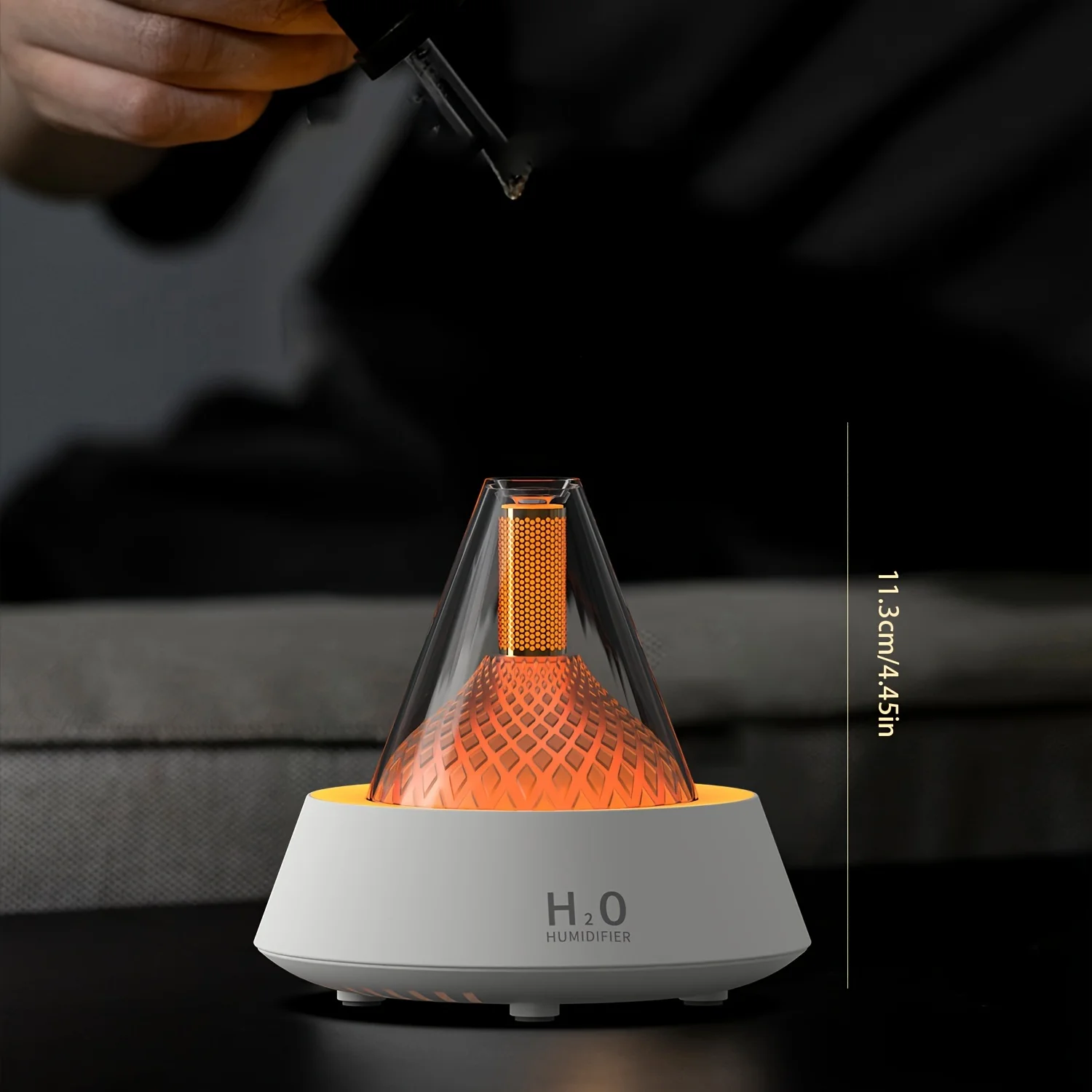 Nawilżacz powietrza Volcano, m – Lava Lamp Desktop recenzja i cena