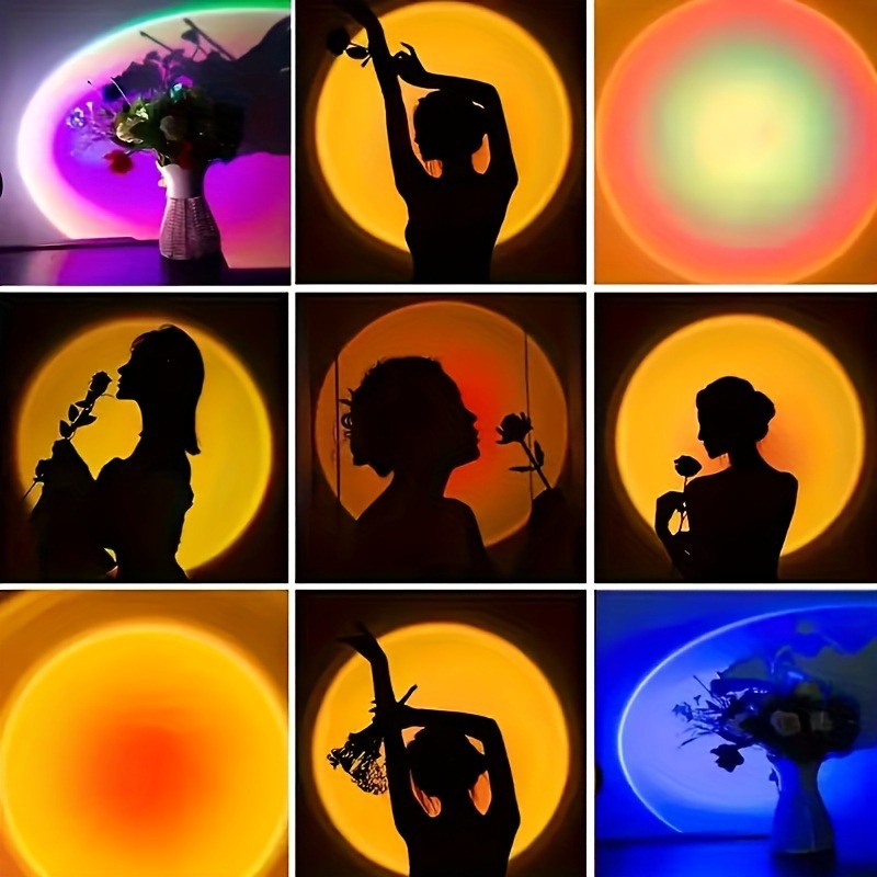 1 szt. Żywe światło projekcyjn – Sunset Lamp Projection recenzja i cena