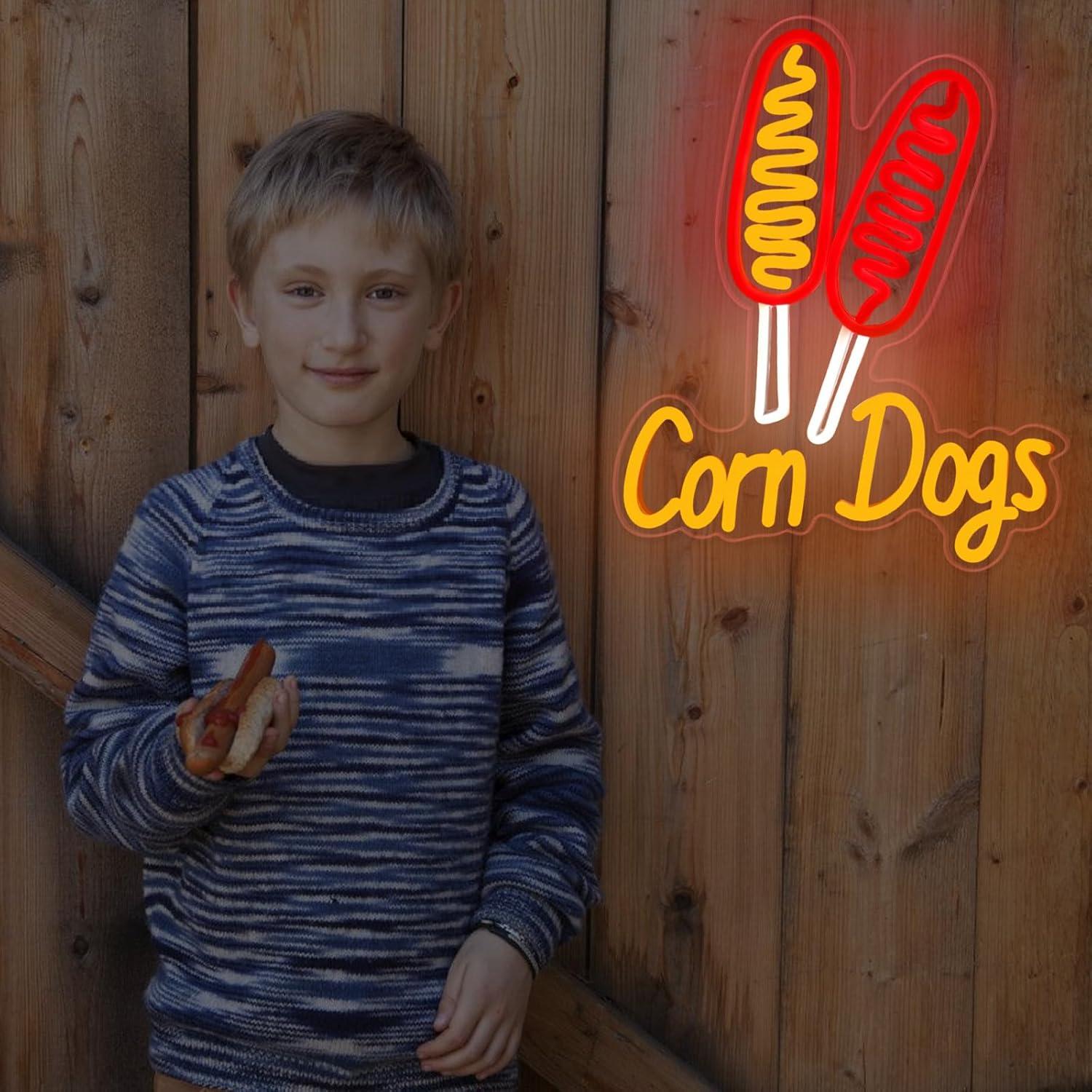 Neonowy szyld Corn Dog, przeką – Lighting Decor Wedding recenzja i cena